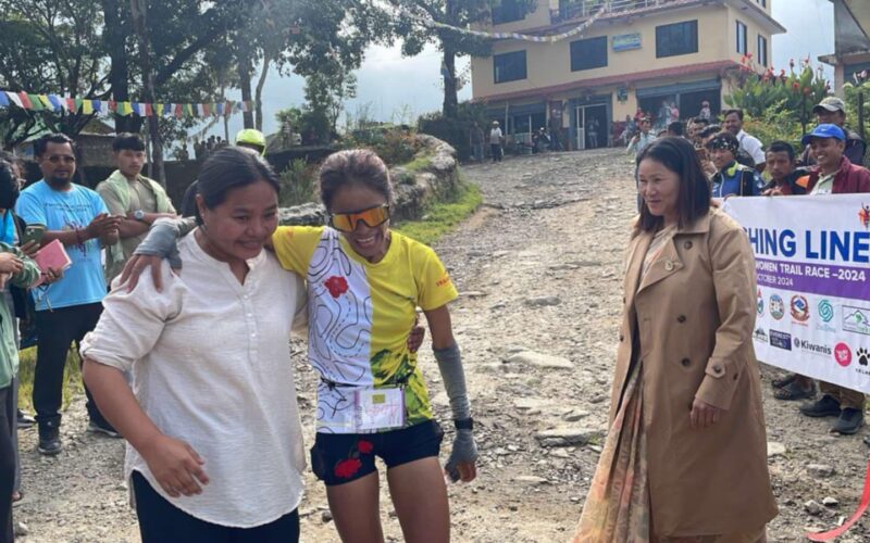 पाँचपोखरी महिला ट्रेल रेसमा निर्मला प्रथम, तोडिन् अहिलेसम्मकै रेकर्ड