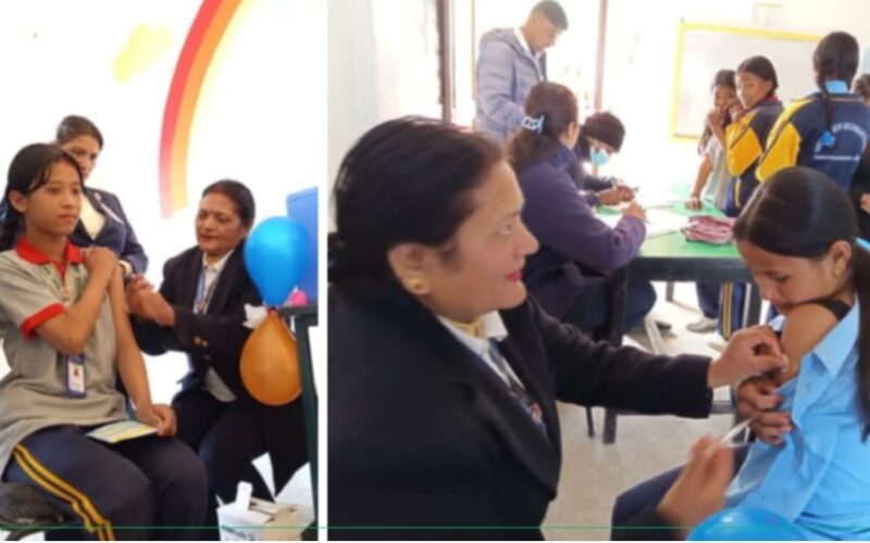 सिन्धुपाल्चोकमा १०  हजार बढीले लगाए एचपिभी खोप