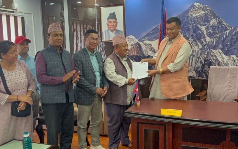 प्रदेश समन्वय परिषद् बैठकको माग गर्दै ज्ञापनपत्र
