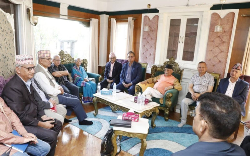 एमाले सचिवालय बैठक बस्दै