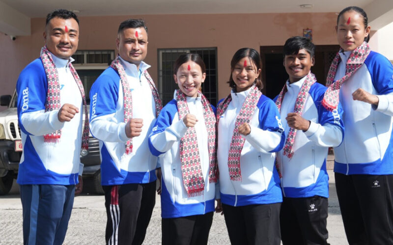 विश्व कराते छनोटमा नेपालका चार खेलाडी