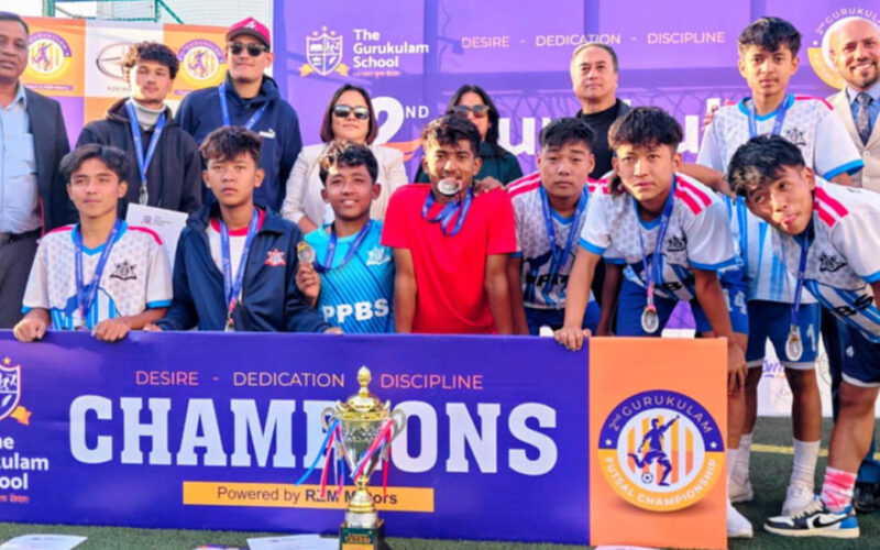 पिस प्वान्टले जित्यो इन्टर स्कुल फुटसलको उपाधि