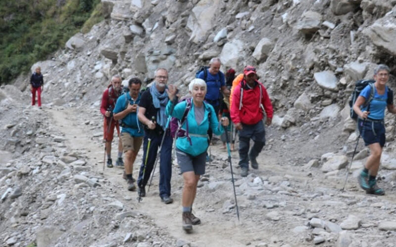 मौसम खुलेपछि मनास्लुमा पर्यटकको चहलपहल बढ्यो