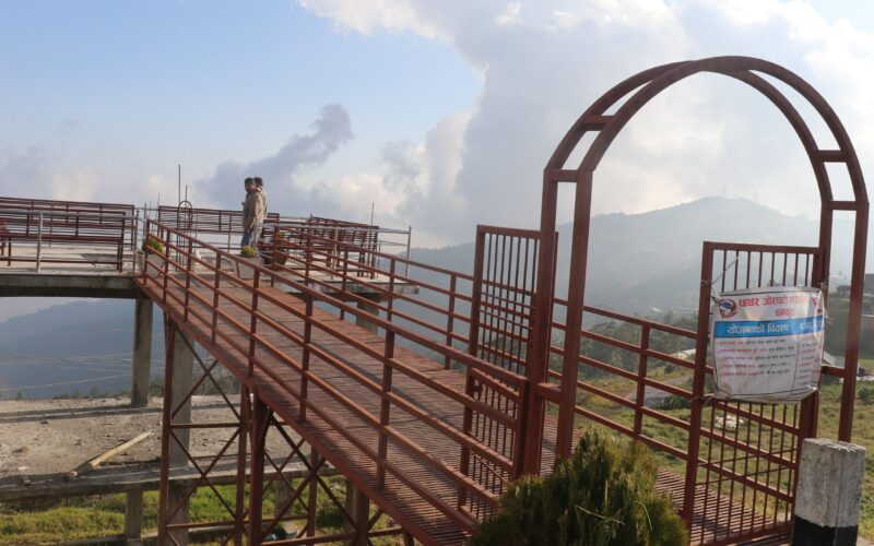 मृतकको सम्झनामा दुर्घटना स्थलमा पार्क निर्माण