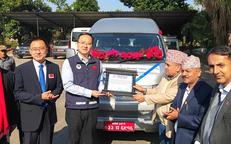 क्यान्सर अस्पताललाई चिनियाँ सहयोग