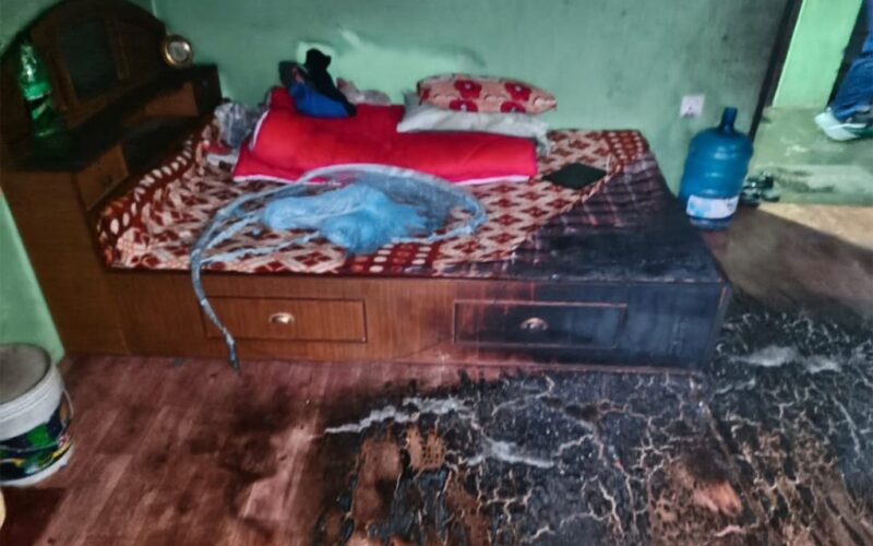 आगलागीमा परेर एक जनाको मुत्यु, एक घाईते
