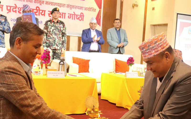तोकेको समयमा निर्वाचन गराउनु सरकारको मुख्य उद्देश्य : गृहमन्त्री अर्याल