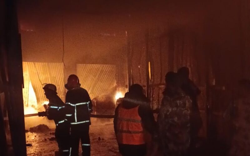 हेटौंडाको माहाशक्ति साबुन कम्पनीको स्टोरमा आगलागी