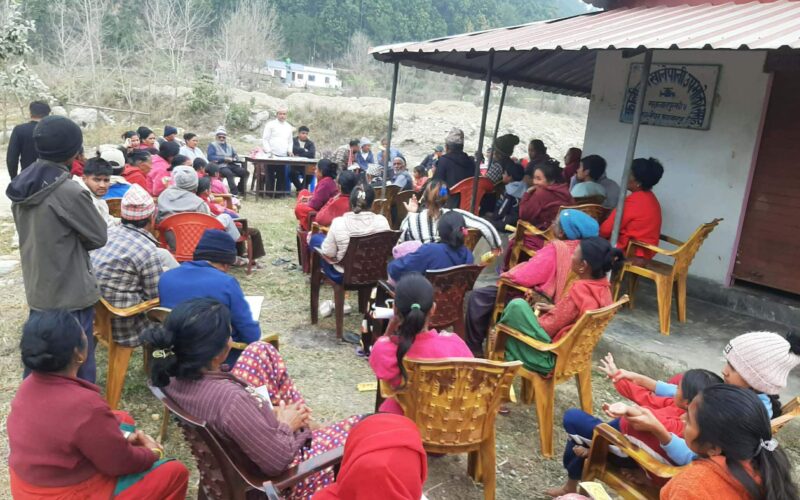 दिनेश श्रेष्ठको अध्यक्षतामा सात सदस्यीय कालिवन खानेपानी समिति गठन