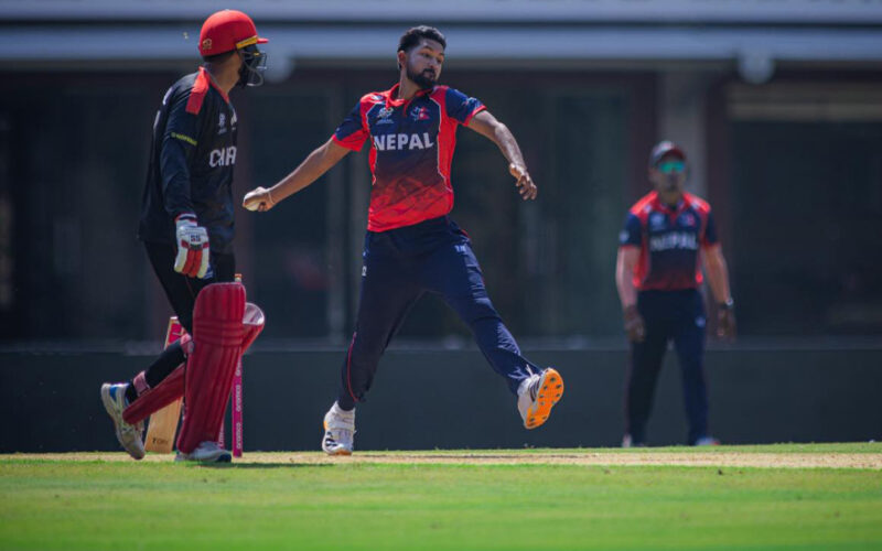 टी–२० विश्वकप अभ्यास खेल : नेपाललाई क्यानडाको १६२ रनको चुनैतीपूर्ण लक्ष्य