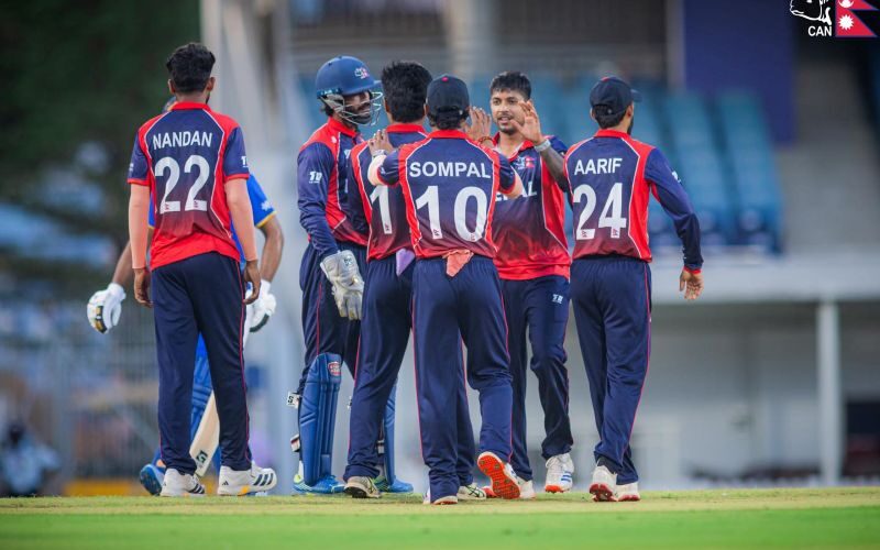 आइसीसी टी–२० विश्वकप: नेपाल आज क्यानडासँग प्रतिस्पर्धामा