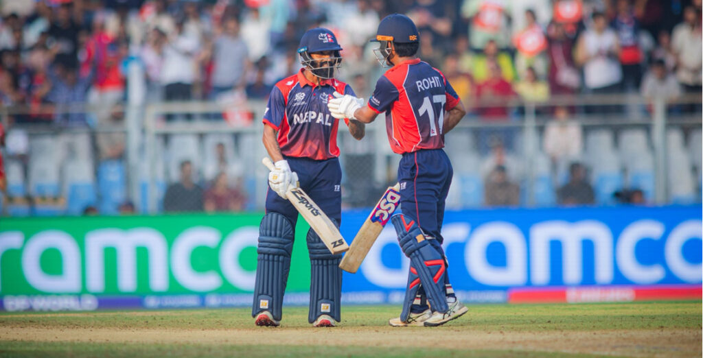 वेस्ट इन्डिजविरुद्ध टस हारेर ब्याटिङ गर्दै नेपाल, सोमपालले खेल्दै