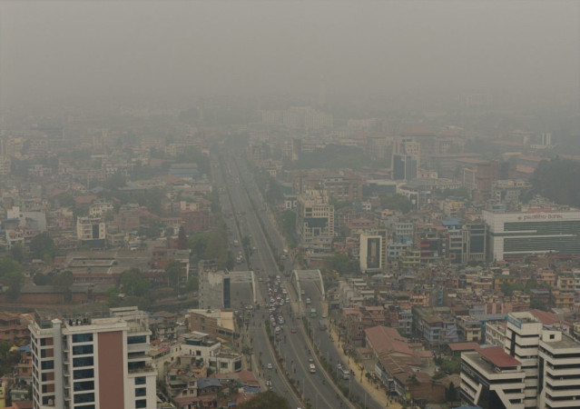 काठमाडौंमा वायु प्रदूषणले निकै अस्वस्थको तह पार
