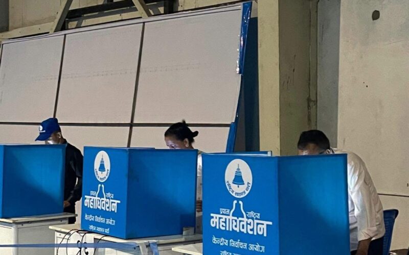 रास्वपा महाधिवेशनमा मतदान जारी