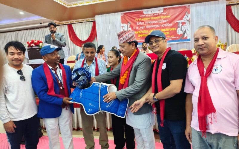 हेटौंडामा दोस्रो नगरस्तरीय जुनियर आमन्त्रण तेक्वान्दो प्रतियोगिता सुरु